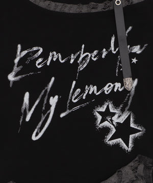 ベルトショルダーフリルT