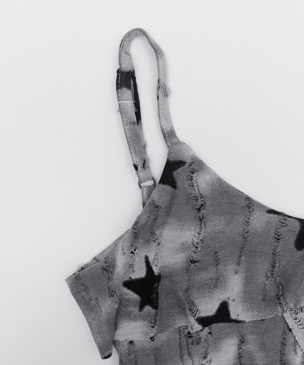 スターフリルヘムキャミワンピ