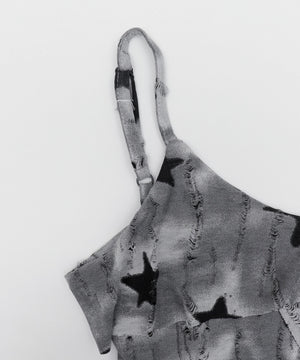 スターフリルヘムキャミワンピ