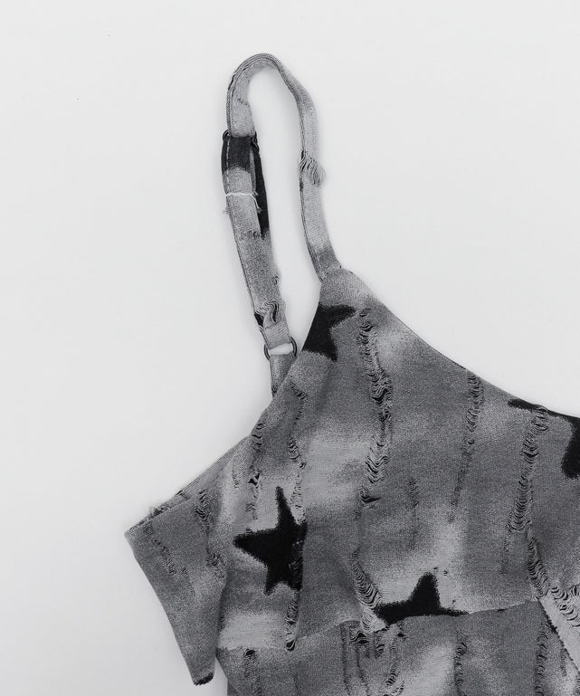 スターフリルヘムキャミワンピ