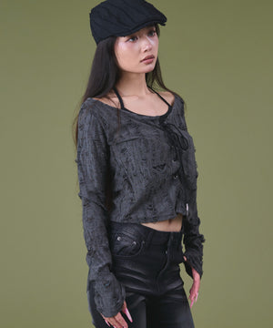 スミクロ モデル：163cm F着用