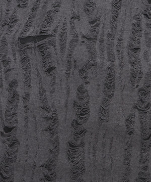 レイヤードダメージレースアップTOP