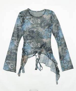 シアーアシンメトリーTOP