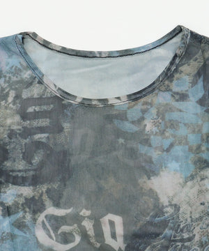 シアーアシンメトリーTOP