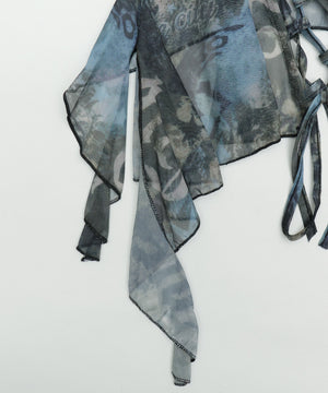 シアーアシンメトリーTOP