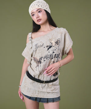 ベージュ モデル：163cm F着用