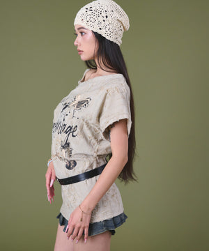 ベージュ モデル：163cm F着用