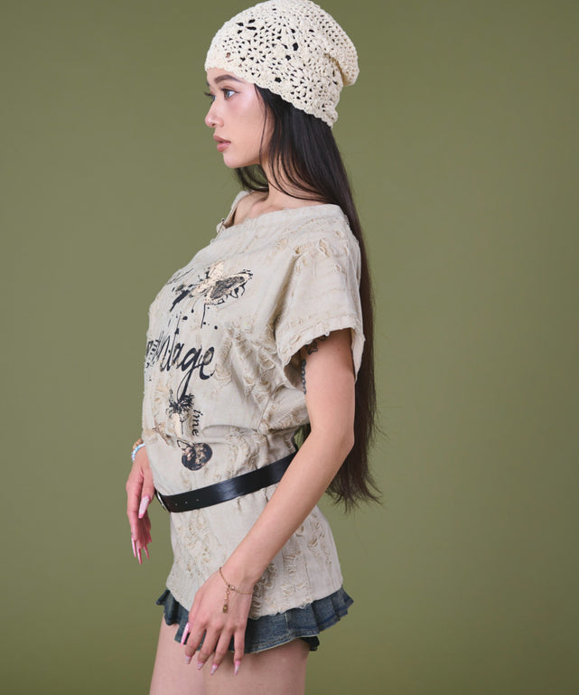 ベージュ モデル：163cm F着用