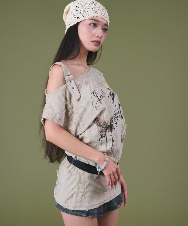 ベージュ モデル：163cm F着用