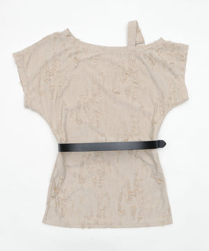 バタフライダメージショルダ－T