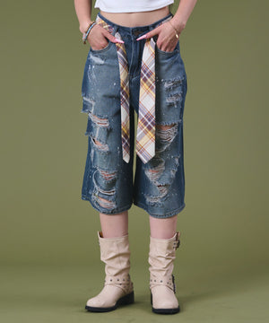 デニム モデル：163cm S着用