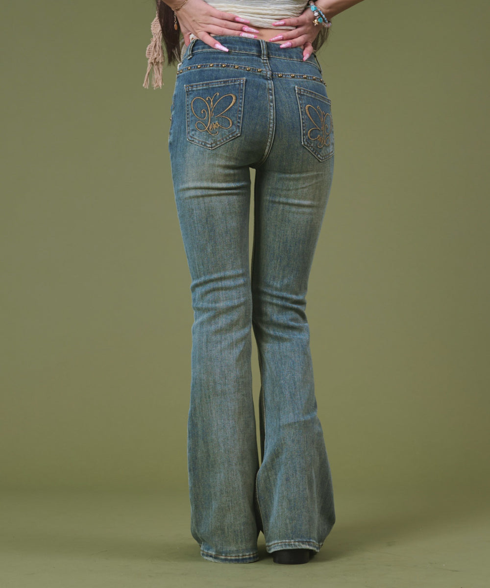 デニム淡 モデル：163cm S着用