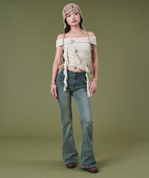 デニム淡 モデル：163cm S着用