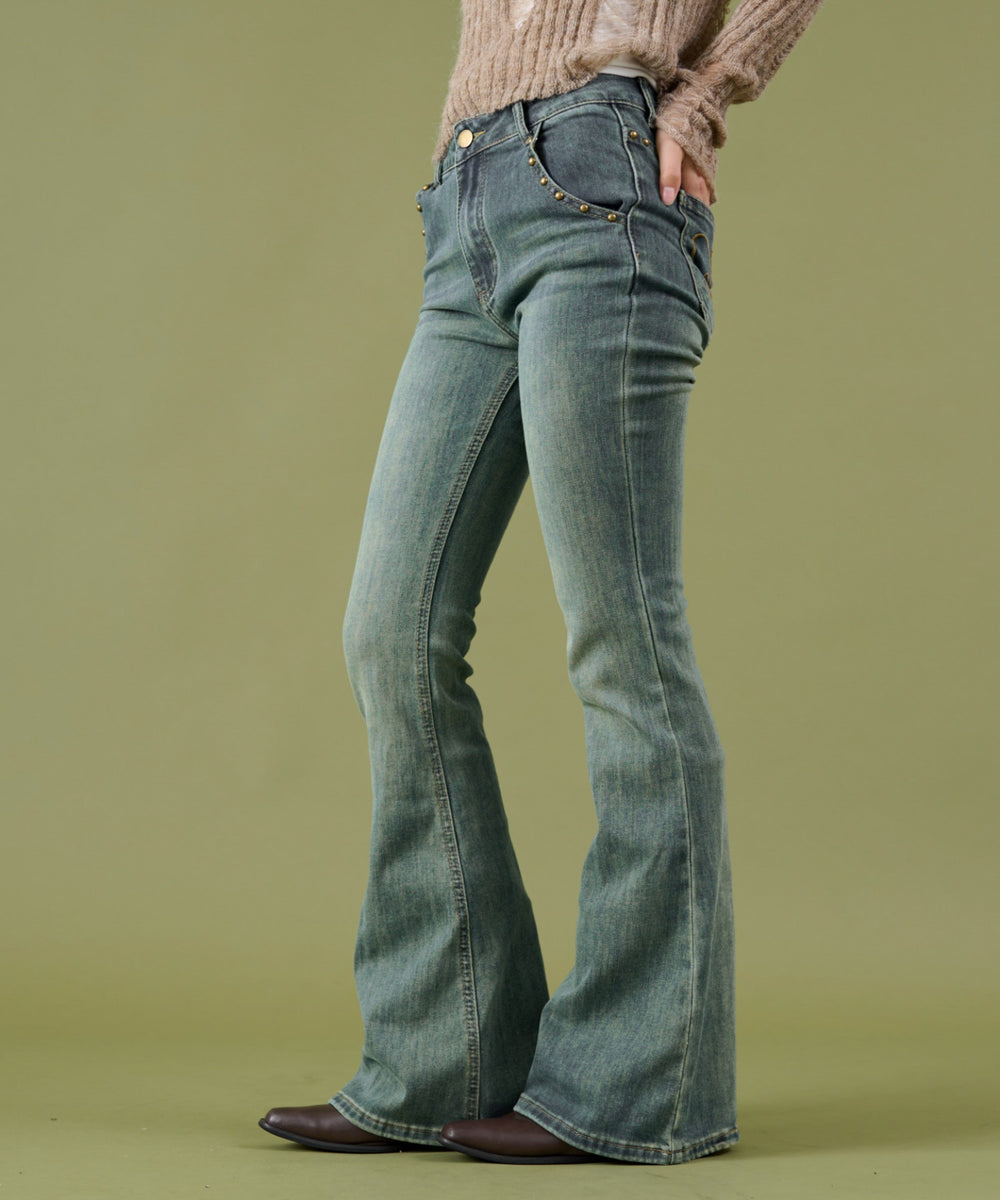 デニム中濃 モデル：160cm S着用