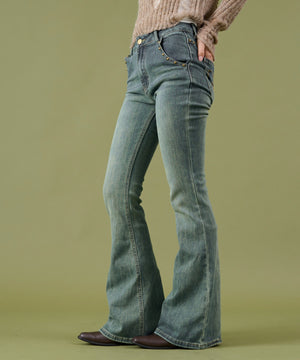 デニム中濃 モデル：160cm S着用