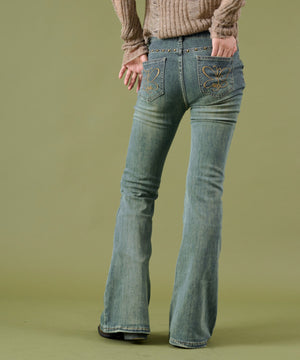 デニム中濃 モデル：160cm S着用