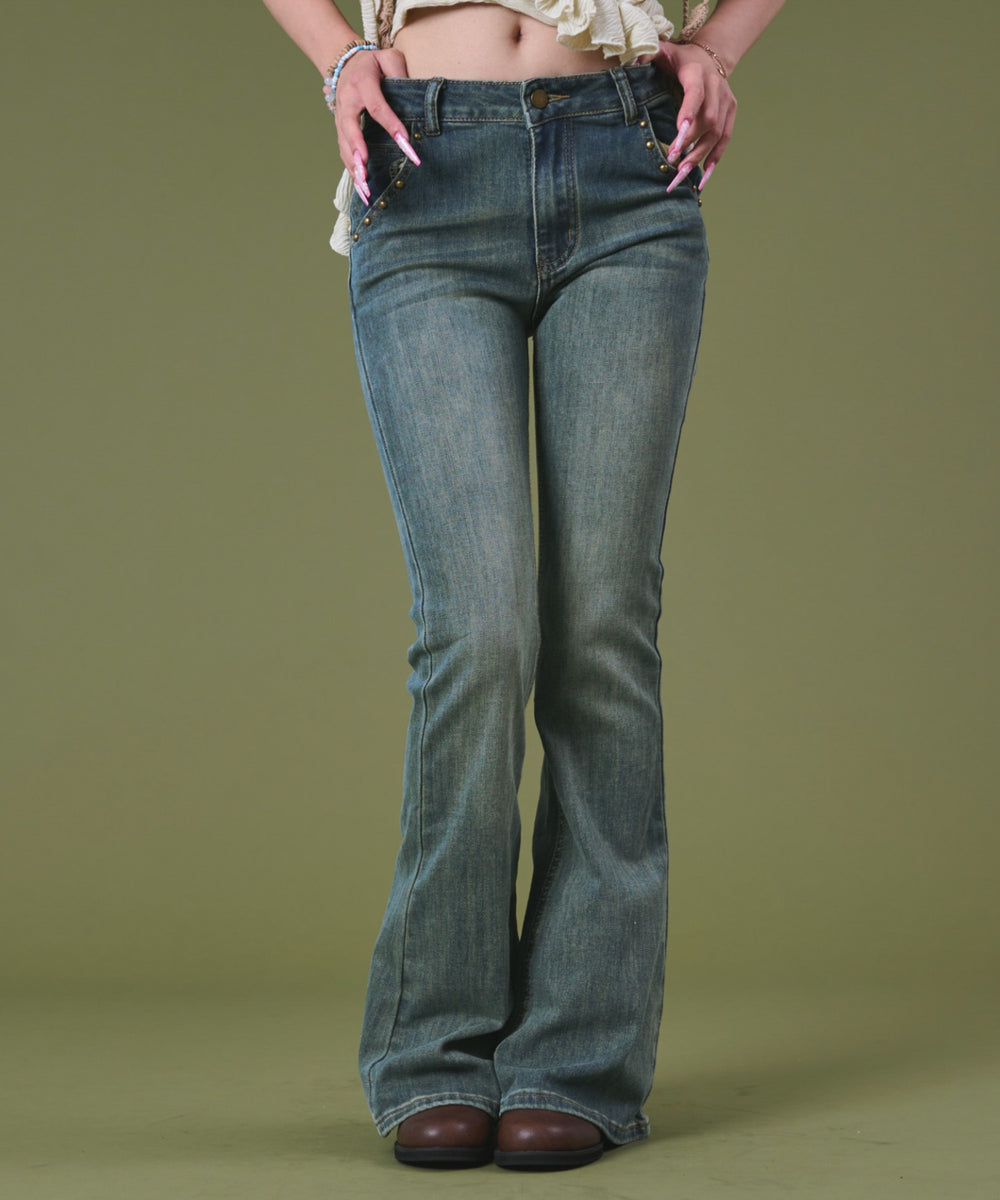 デニム淡 モデル：163cm S着用