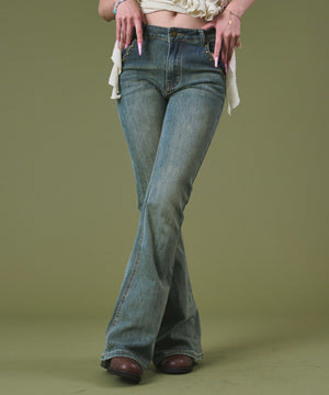 デニム淡 モデル：163cm S着用