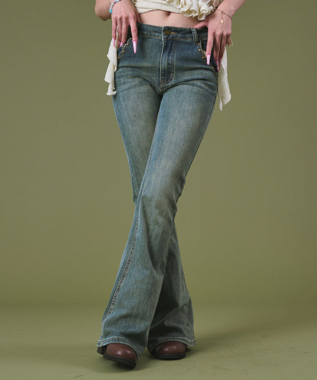 デニム淡 モデル：163cm S着用