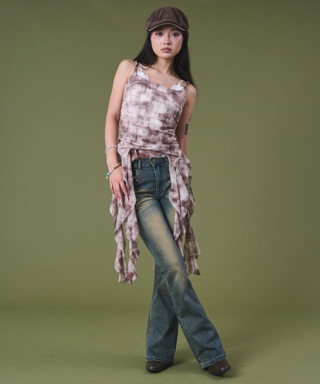 デニム中濃 モデル：163cm S着用