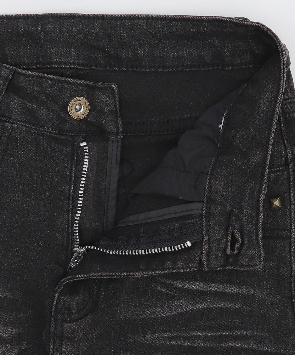 ブラストスタッズフレアデニム