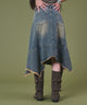 デニム中濃 モデル：163cm F着用