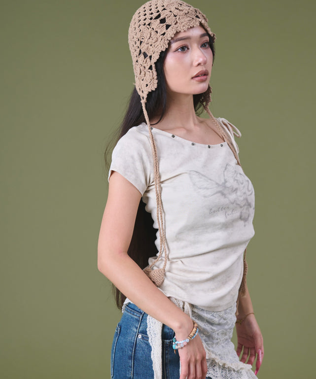 ベージュ モデル：163cm F着用