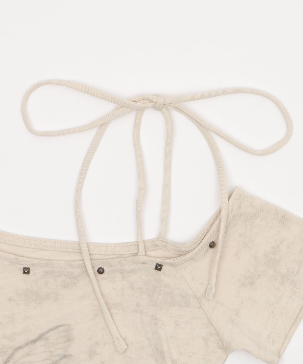 スタッズバタフライワンショルT