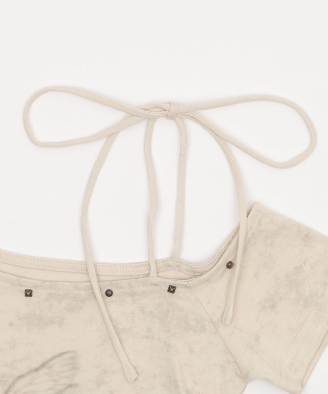 スタッズバタフライワンショルT