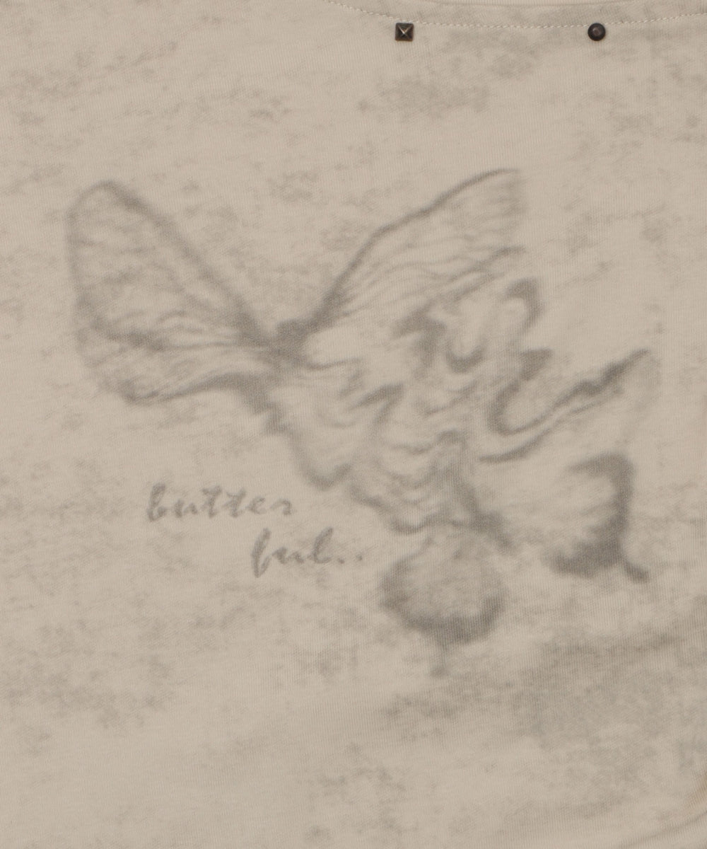 スタッズバタフライワンショルT