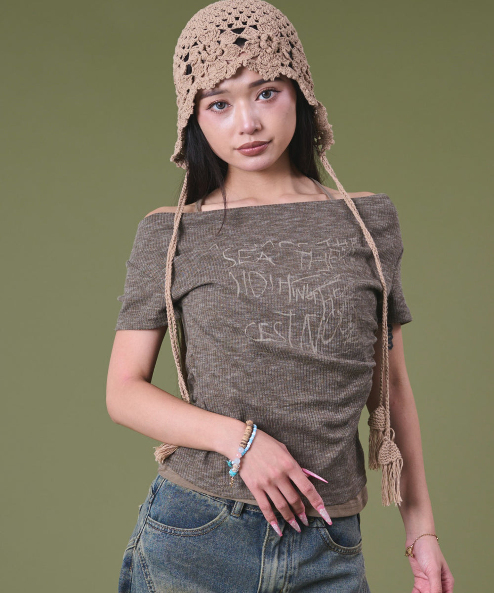 ブラウン モデル：163cm F着用