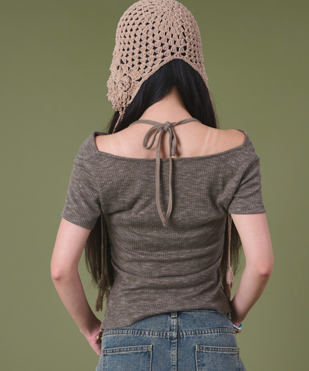 ブラウン モデル：163cm F着用