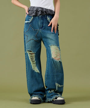 デニム中濃 モデル：160cm S着用