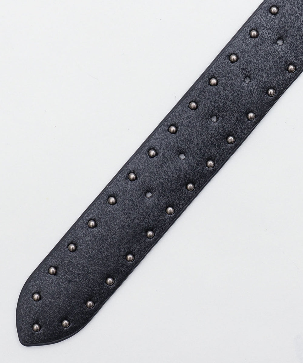 ベルト付きレースティアードスカート