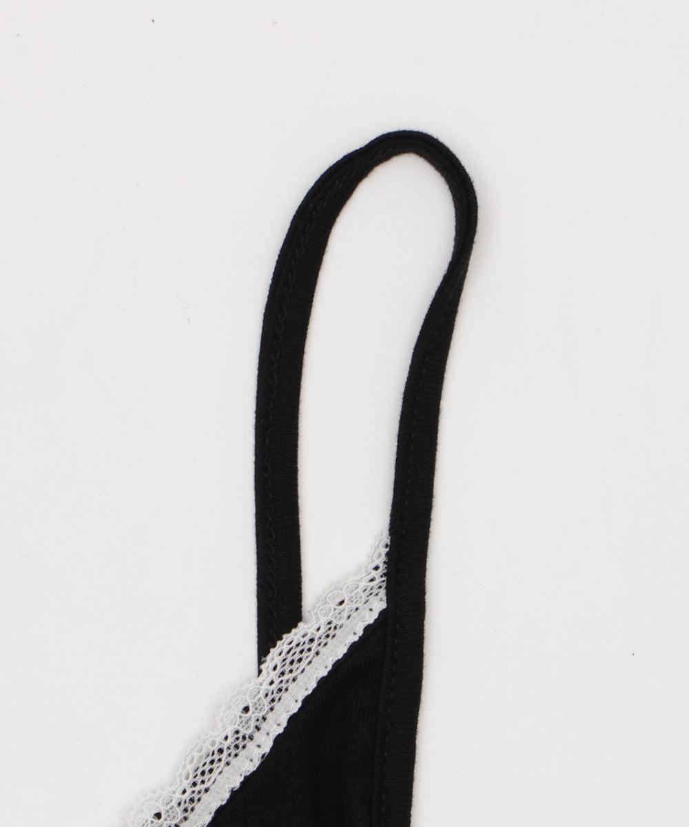 レース切替ロゴキャミワンピ