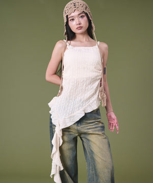 ホワイトアイボリー モデル：163cm F着用