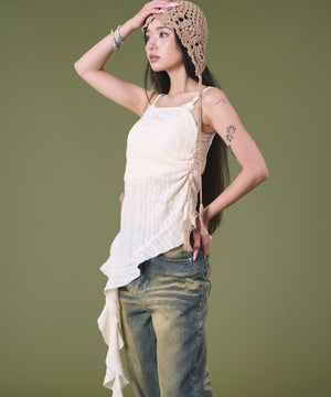 ホワイトアイボリー モデル：163cm F着用