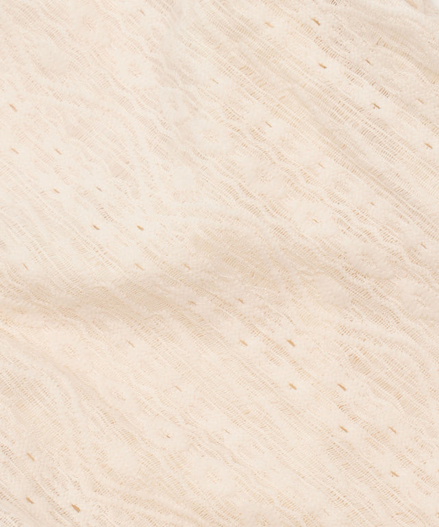 レースフリルヘムキャミワンピ