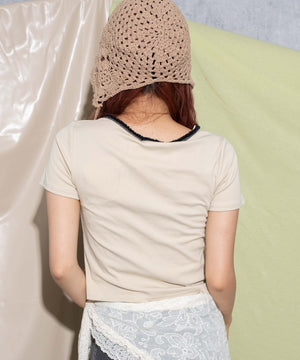 ベージュ モデル：160cm F着用