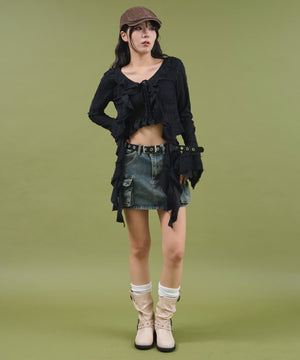 デニム モデル：160cm S着用