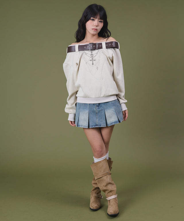 デニム淡 モデル：160cm S着用