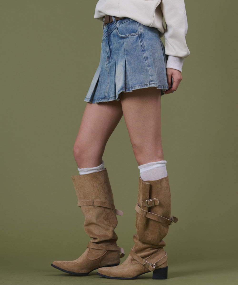 デニム淡 モデル：160cm S着用