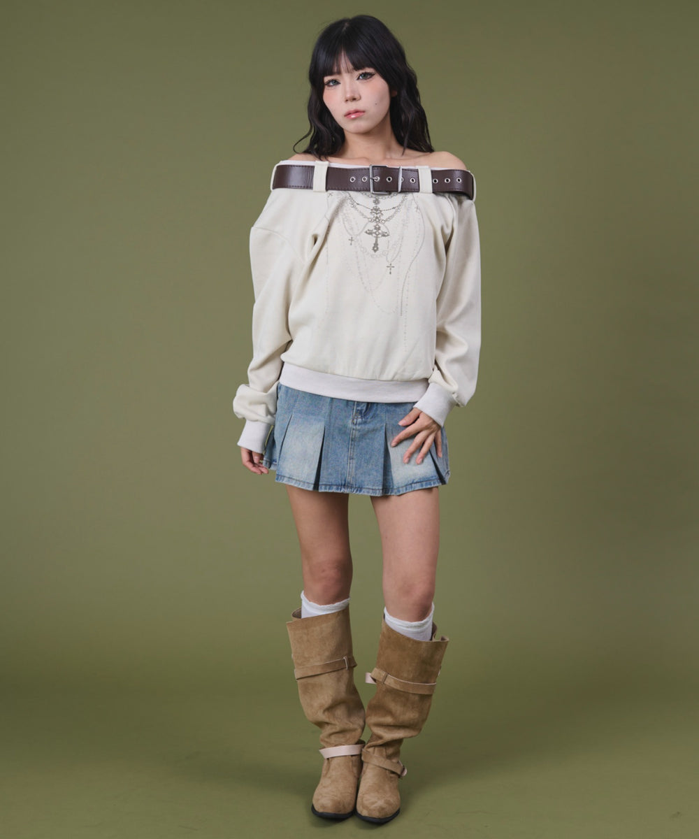 デニム淡 モデル：160cm S着用