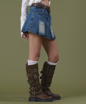 デニム中濃 モデル：160cm S着用