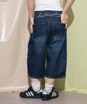 デニム中濃 モデル：155cm M着用