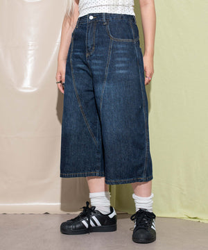 デニム中濃 モデル：155cm M着用