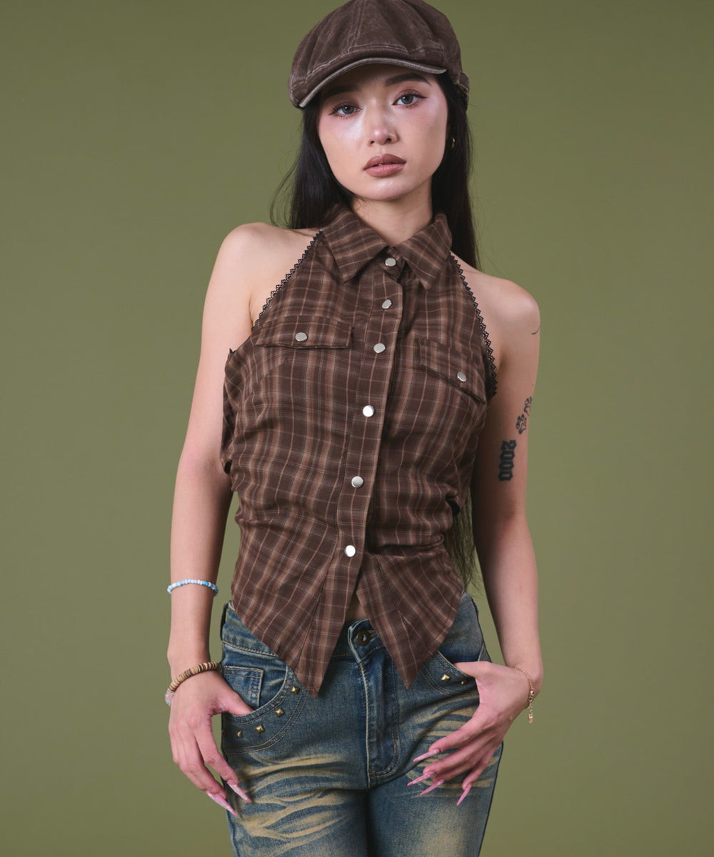 ブラウン モデル：163cm F着用