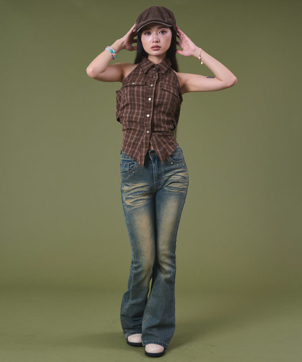 ブラウン モデル：163cm F着用