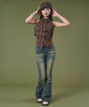 ブラウン モデル：163cm F着用