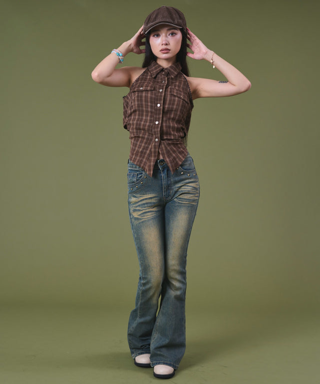 ブラウン モデル：163cm F着用